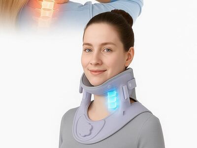 NEW Cervical Traction Device for Neck Relief, Adjustable Neck Stretcher with 360 Degree Support, Ergonomic Neck Traction