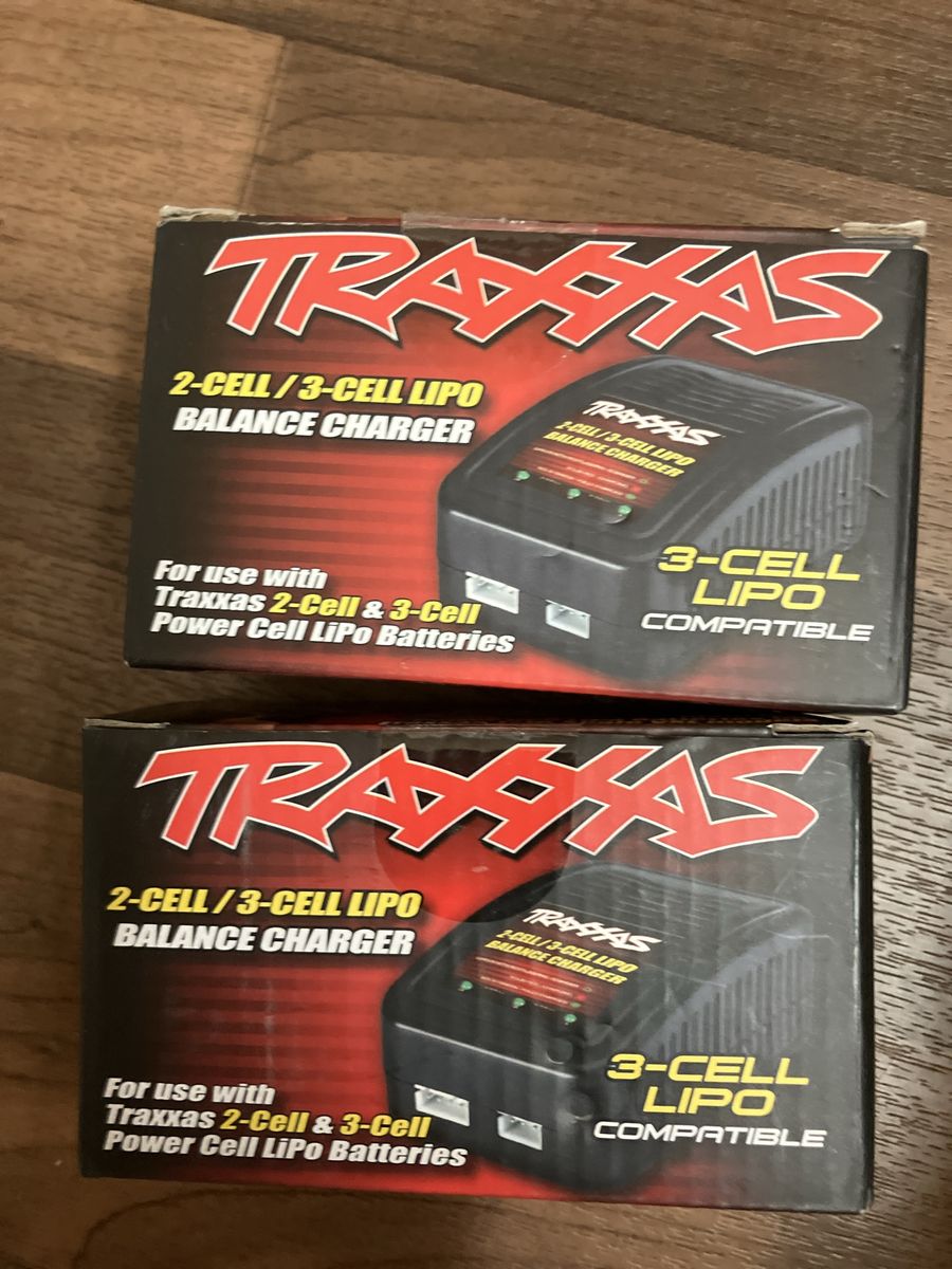 Traxxas 2-Cell/3-Cell LiPo Balance Charger for Power Cell LiPo Batteries (Two Pack)