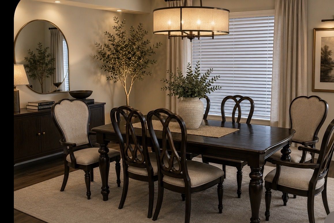 Dinning table 6 chairs