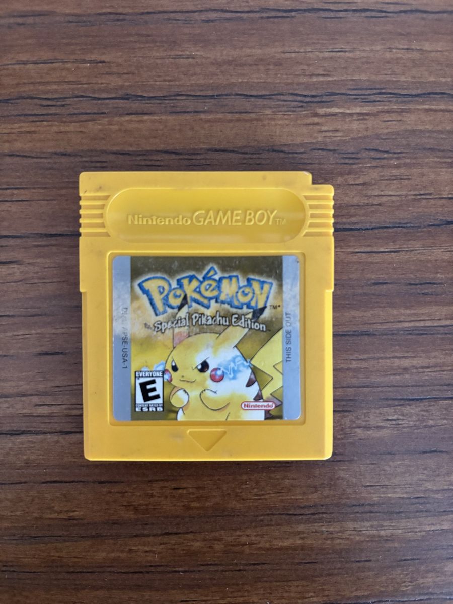 Pokemon Yellow Special Pikachu Edition Nintendo Game Boy Color Game Cartridge