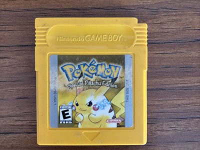 Pokemon Yellow Special Pikachu Edition Nintendo Game Boy Color Game Cartridge