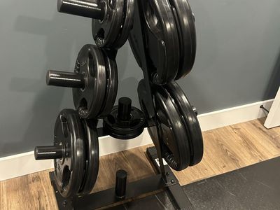 Gym Weights Plus Rack