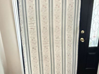 Used Standard twin Mattress with box springs and metal frame