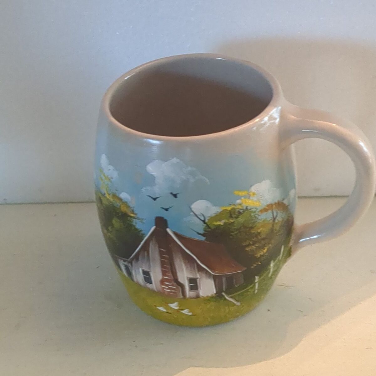 Handed painted mug