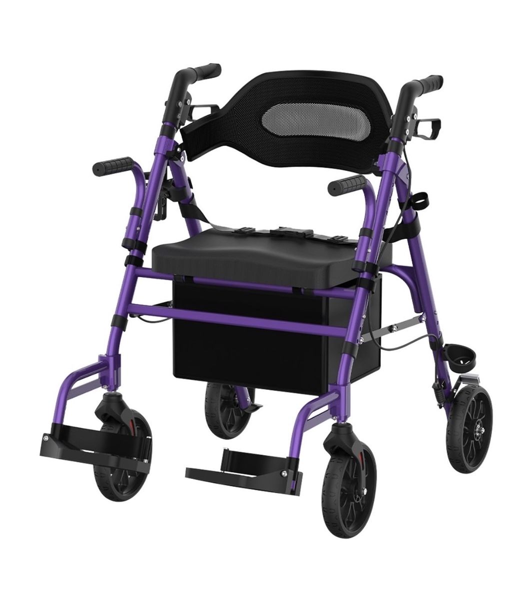 FVZZIN rollator 2 in 1 walker transport