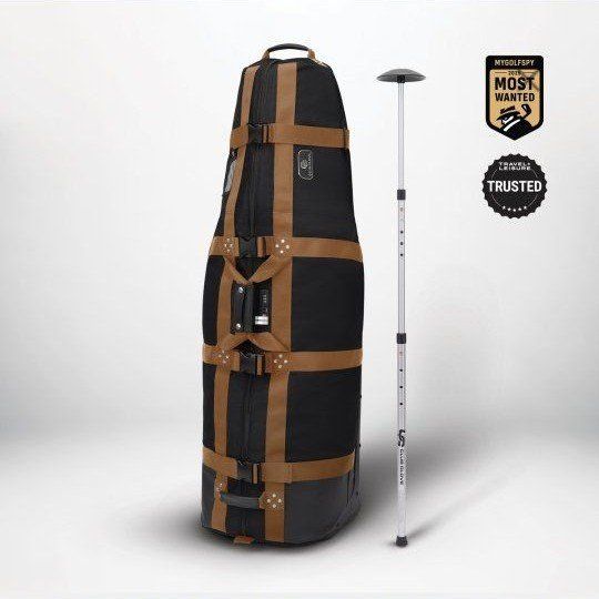 Club Glove Pro Traveler Golf Travel Bag - Black/Copper with Stiff Arm