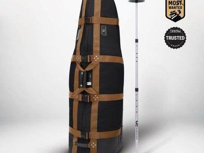 Club Glove Pro Traveler Golf Travel Bag - Black/Copper with Stiff Arm