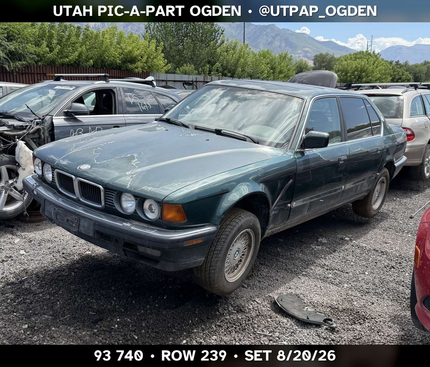 Just In! 1993 BMW 740 Parts - UTPAP Ogden