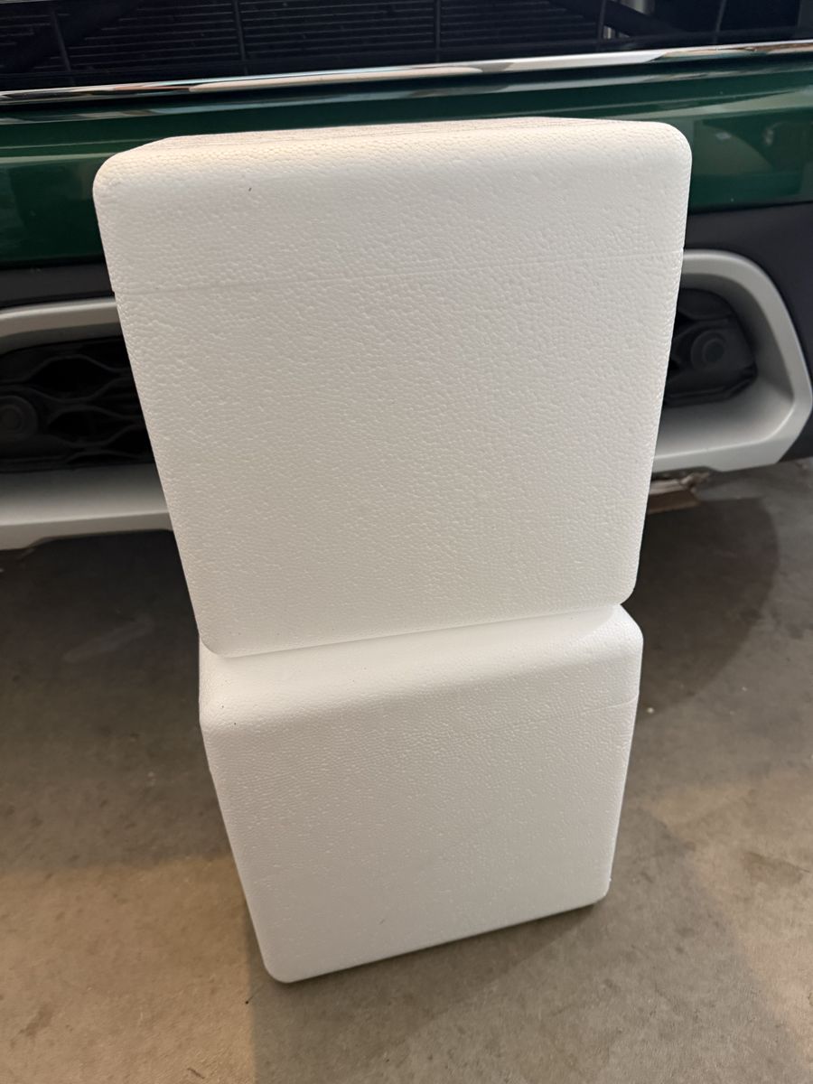 Styrofoam Six-Pack Coolers with Ice Packs