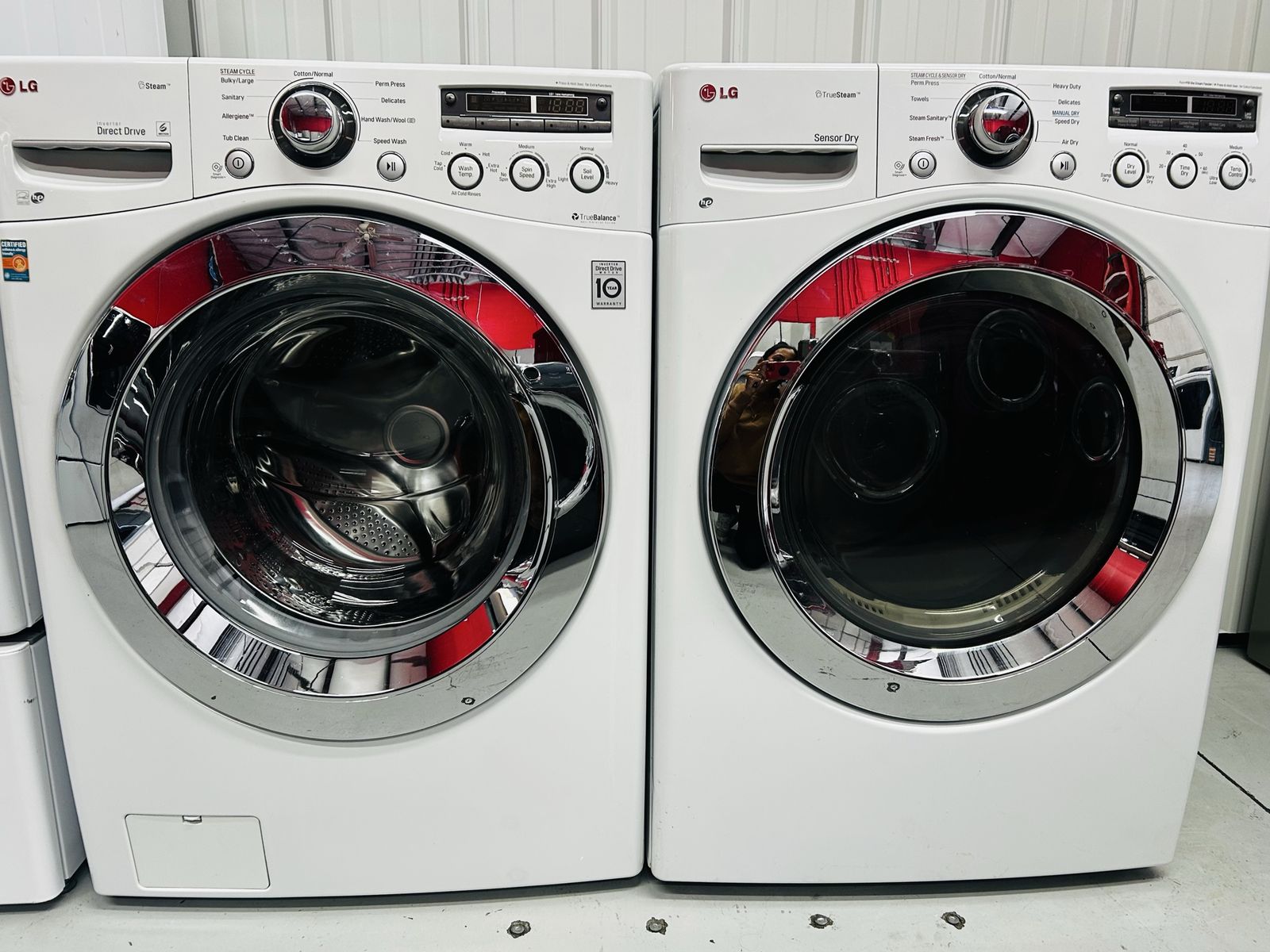 Lg Steam Gas Front Load Set