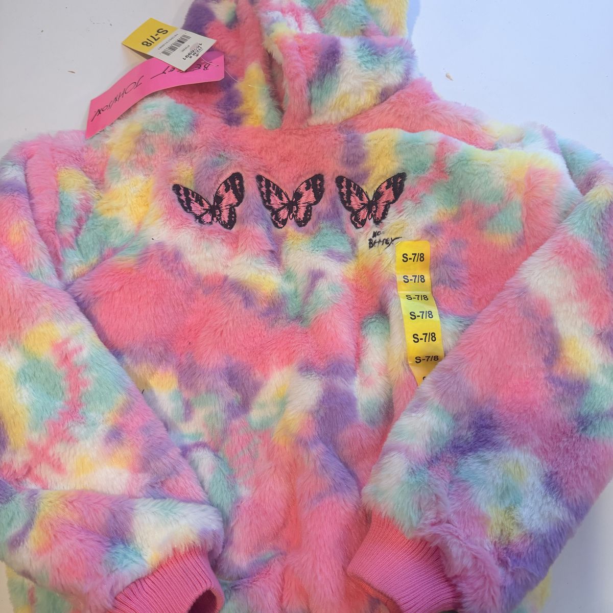 Cute Betsy Johnson 7/8 Girls Fleece Jacket