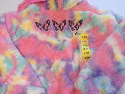 Cute Betsy Johnson 7/8 Girls Fleece Jacket
