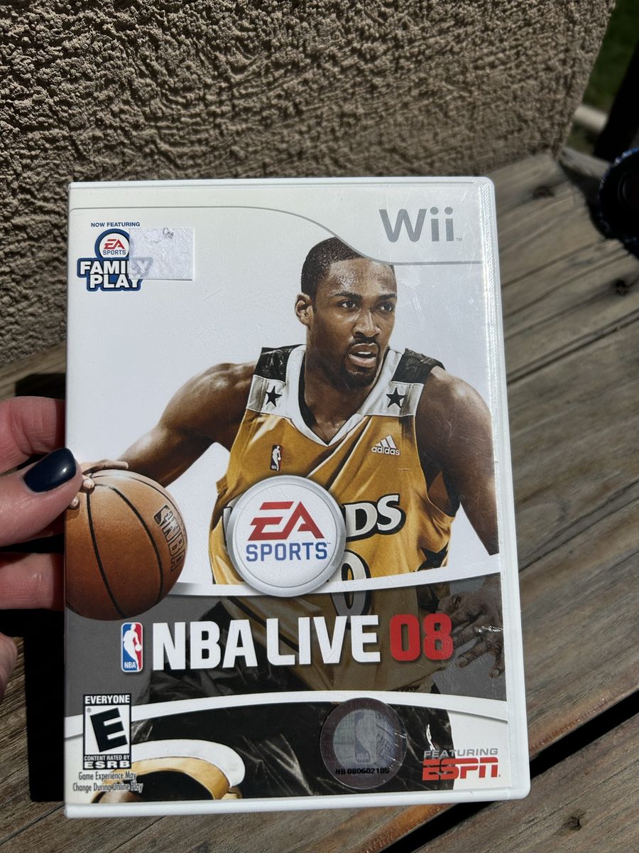 Nintendo Wii NBA live 08 EA sports