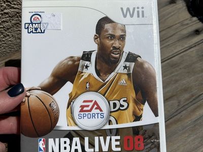 Nintendo Wii NBA live 08 EA sports