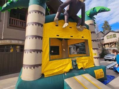Monkey bounce house Large