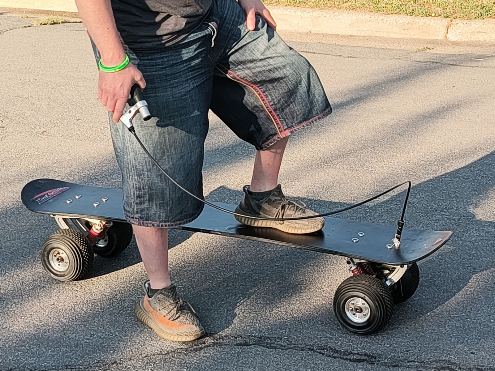 RARE 57" x 10" Turf DeVille Full Suspension Mountain Cruiser/Mountainboard OFF Road Skateboard~Perfect for Electric conversion