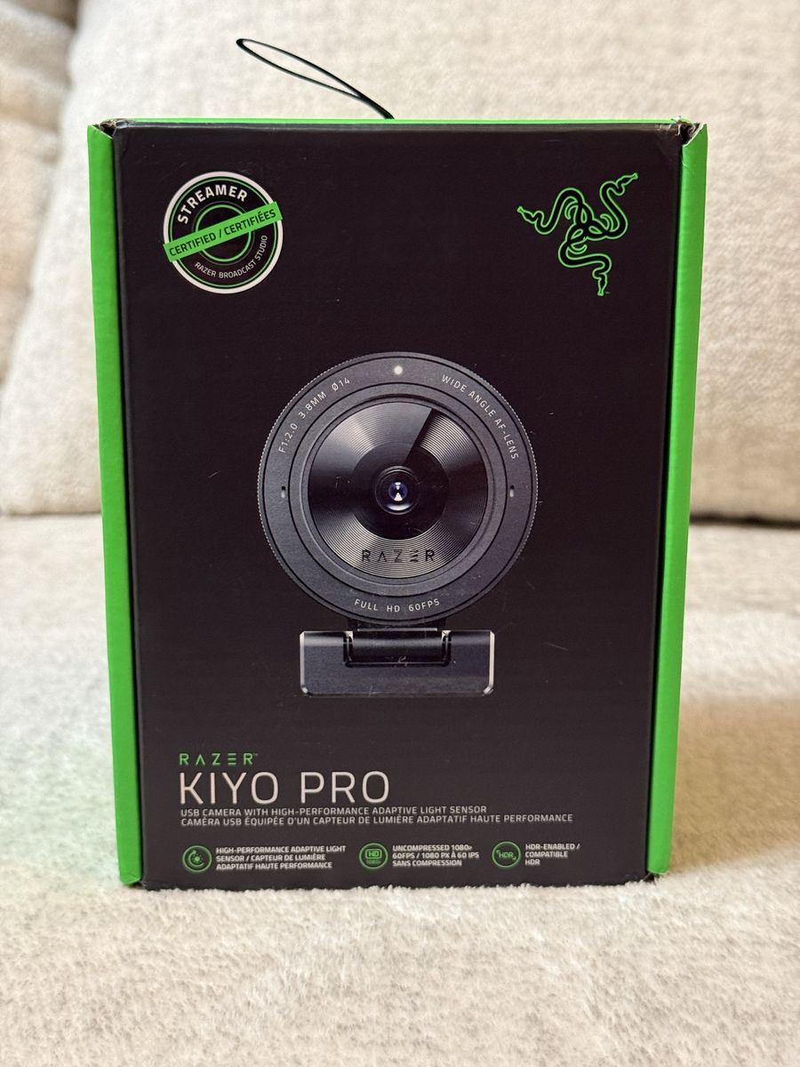 Razer Kiyo Pro Webcam - Full HD 1080p 60FPS | NEVER OPENED