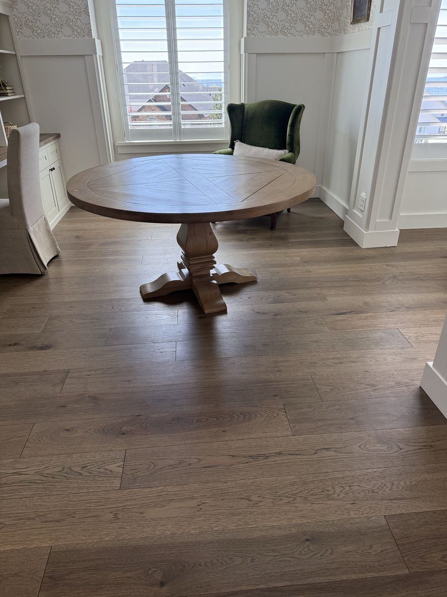 Round Wood Table