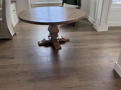 Round Wood Table