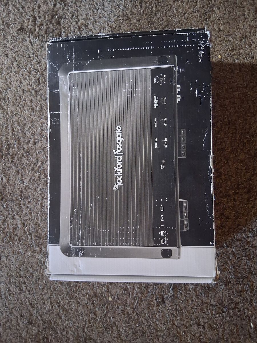 Rockford Fosgate R1200-1D Amp