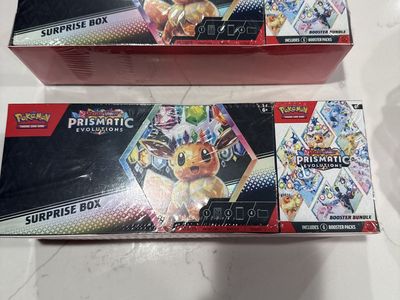 Pokemon Prismatic Surprise Booster Bundle