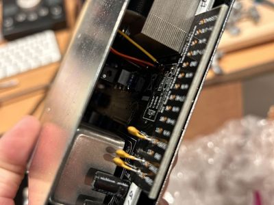 Hairball Audio preamp gold elements for 500-series