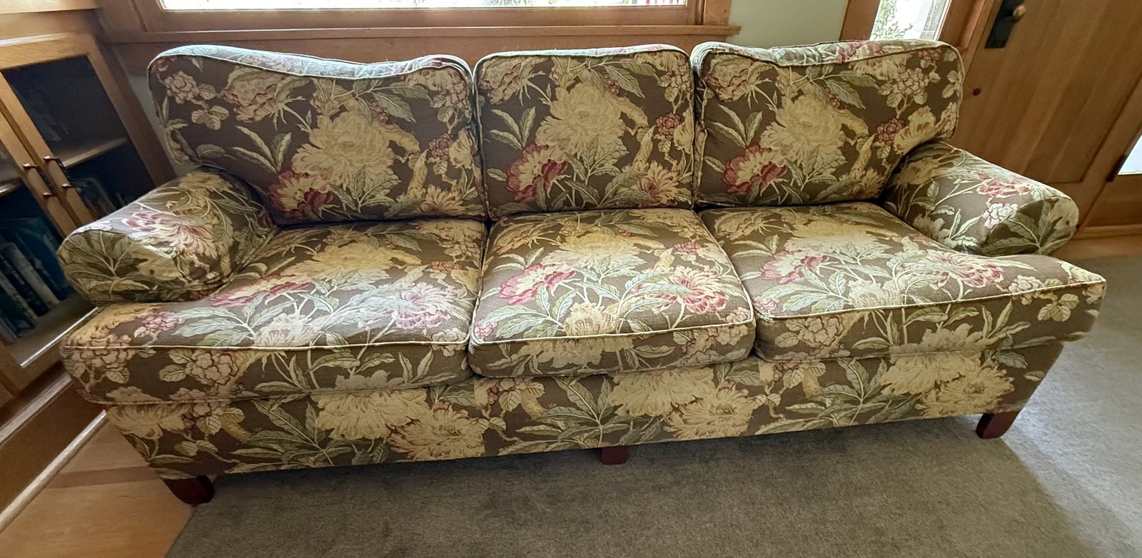 Floral pattern sofa
