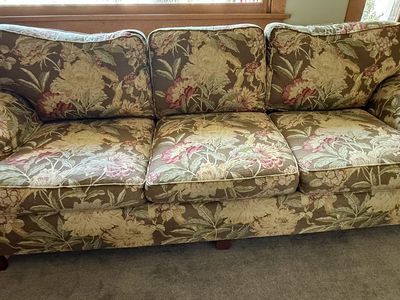 Floral pattern sofa