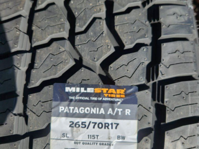 265/70r17 milestar Patagonia atr