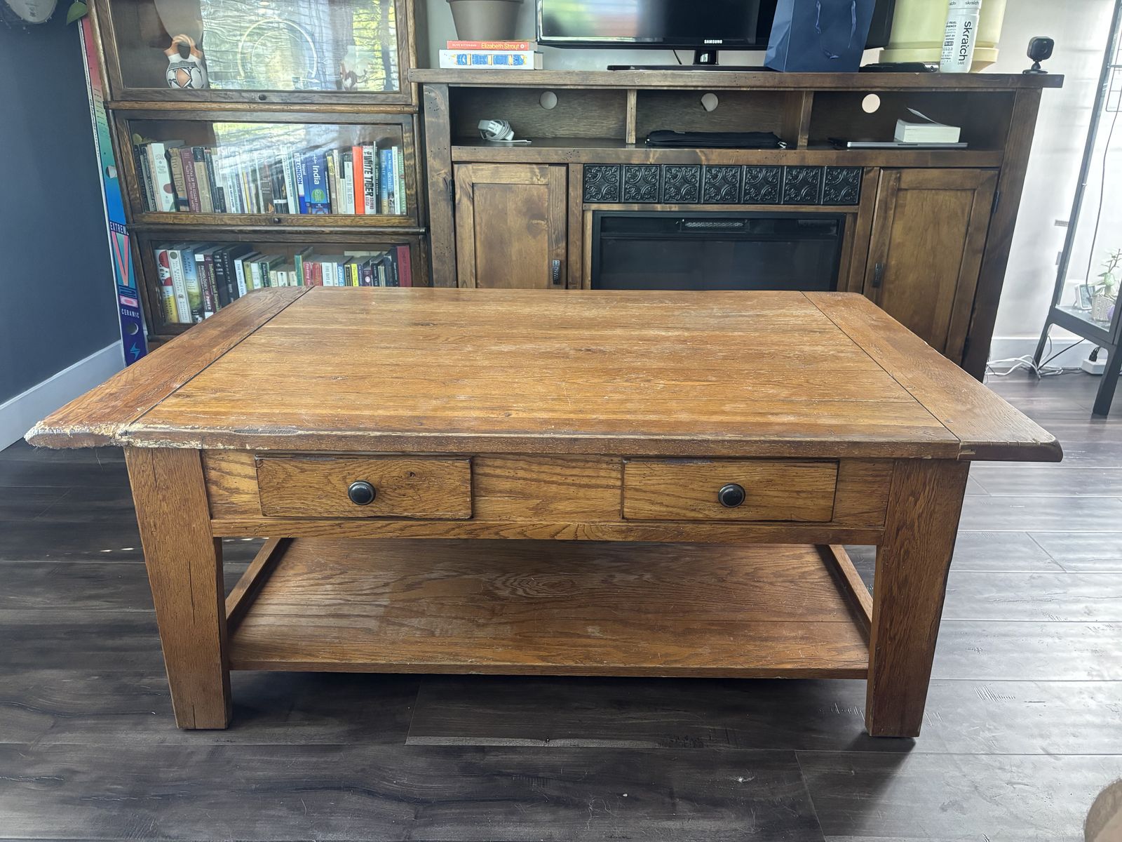 Solid Oak Coffee Table
