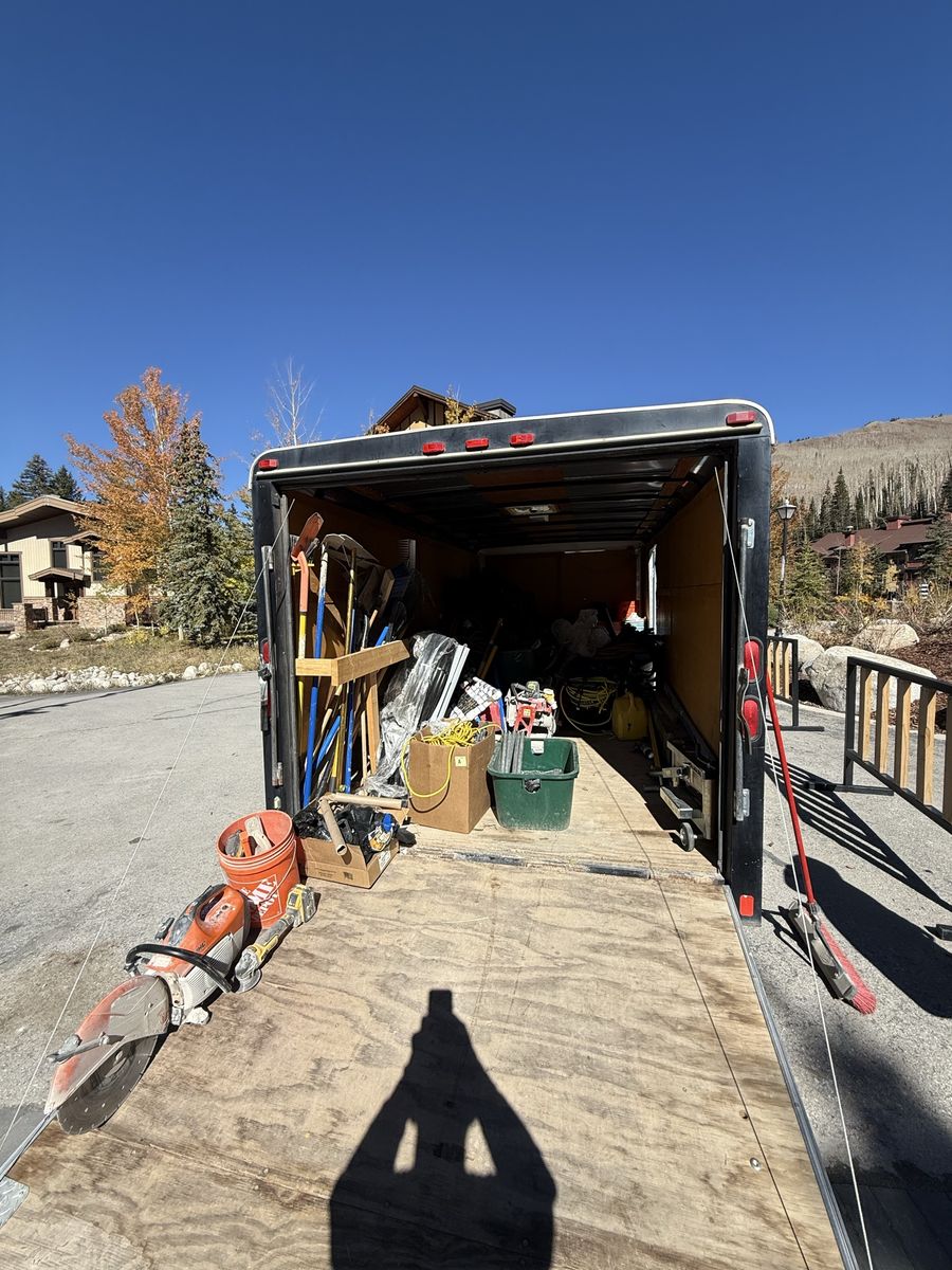 7x16 enclosed trailer