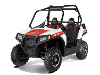 2012 POLARIS Ranger RZR 800 White Lightning/Red LE