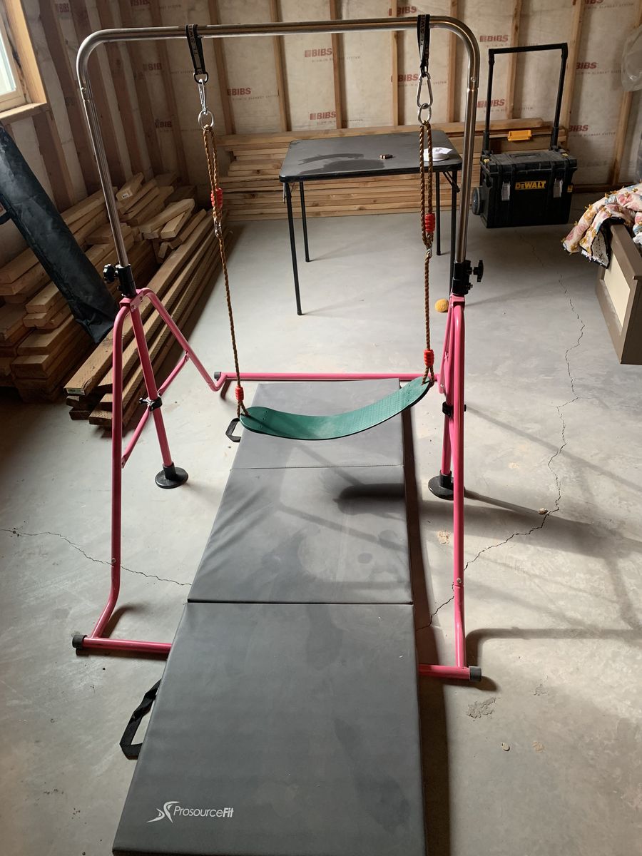 High bar/swing & floor balance beam