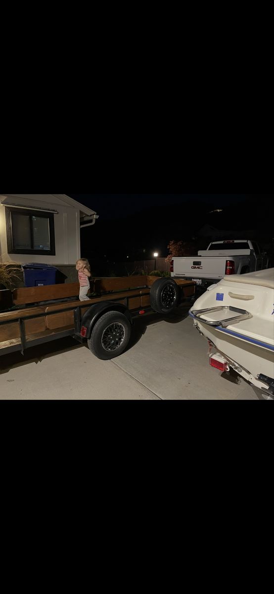 Utility Trailer, 5x14'  Flatbed Trailer with ramp