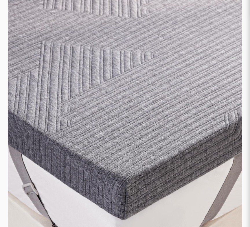 BDEUS 3.8 inch Queen Size Extra Firm Memory Foam Mattress Topper