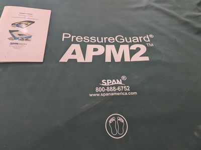 Span America PressureGuard APM2 Medical Air Pressure Mattress with Owner's Manual