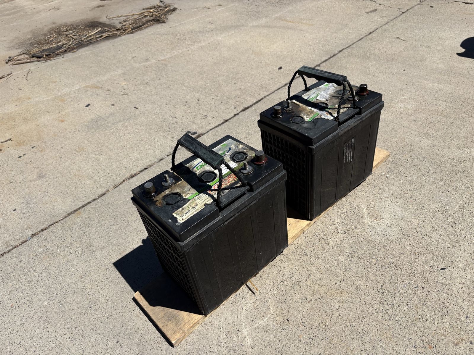 Battery 6V marine  pair (2)