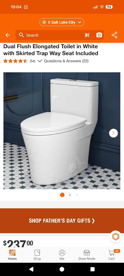 brand new horrow one piece toilet