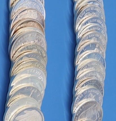 Silver bullion rounds 100 under spot!