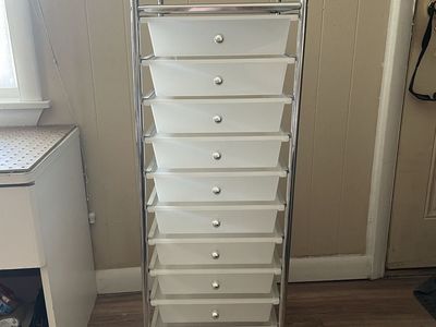10-Drawer Organizer Cart