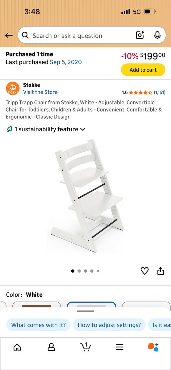 Stokke Tripp Trapp high Chair