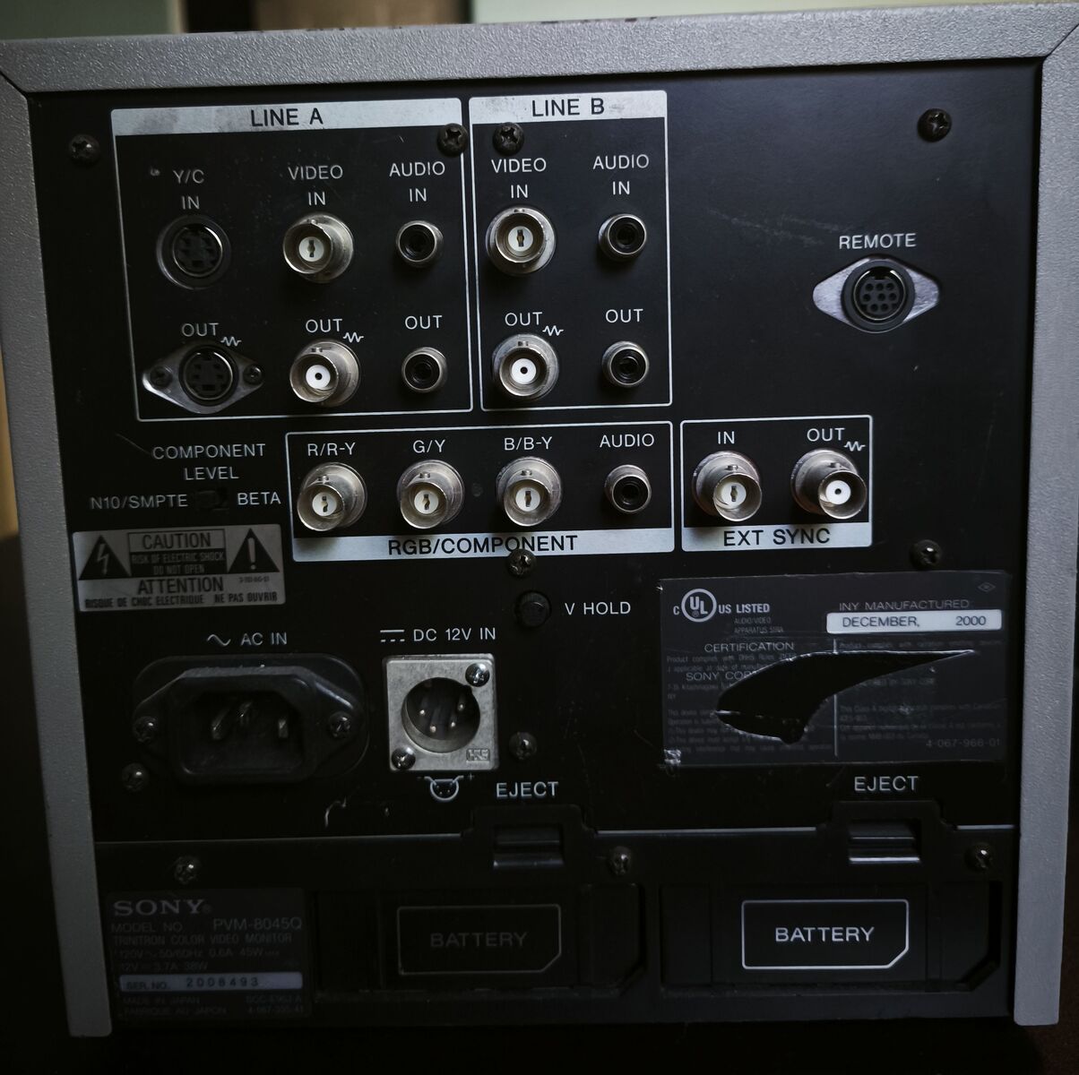 Sony PVM-8045Q CRT Monitor for retro console gaming $400 obo