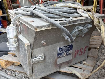 RED-D-ARC PSF Heavy-Duty Industrial Electrical Power Distribution Box, Used