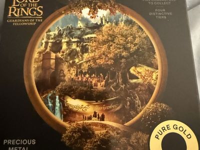 Agoro The Lord of the Rings Gimli Precious Metal Collectible Blind Box 0163/1200 solid silver