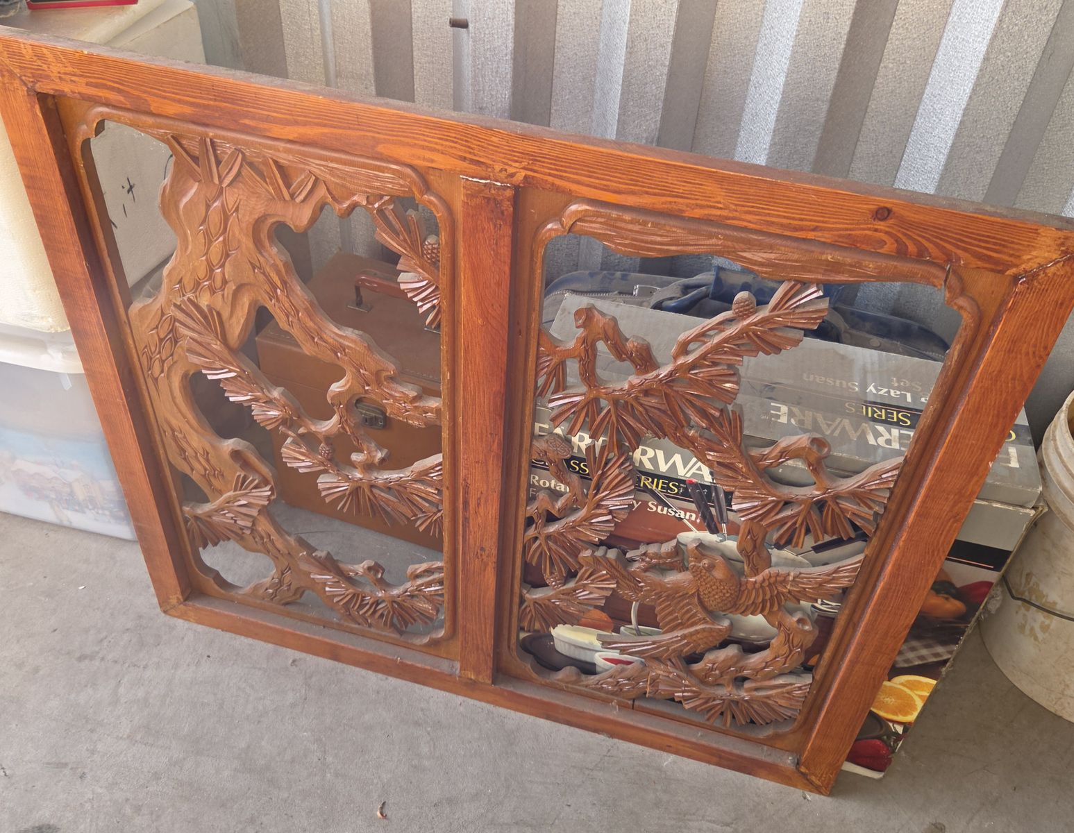 Vintage Japanese Ranma/transom screen