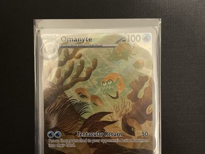 Omanyte Illustration Rare 180/165 Pokémon 151 Card