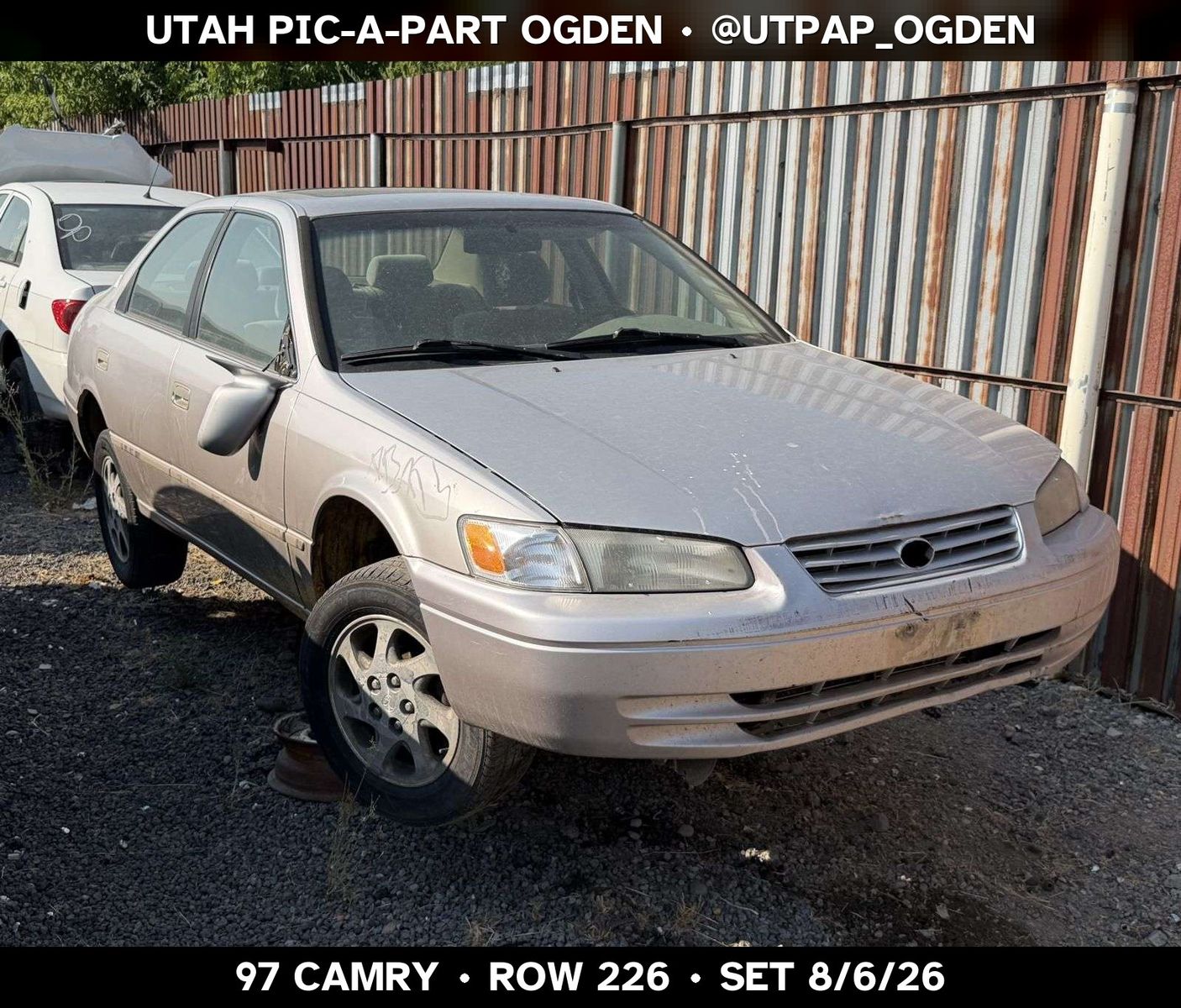 Just In! 1997 Toyota Camry Parts - UTPAP Ogden