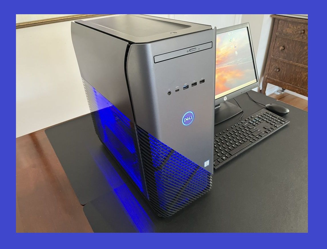 32GB RAM 8GB GPU 8 CORE Dell i7-9700@ 4.7GHz 1TB NVMe SSD 3TB HDD 8GB GPU Inspiron Gaming DT 5680 Windows 11 Desktop Computer