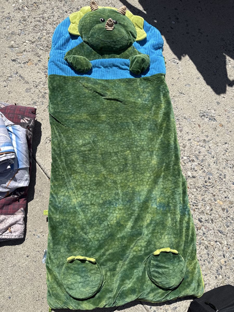 dinosaur sleeping bag