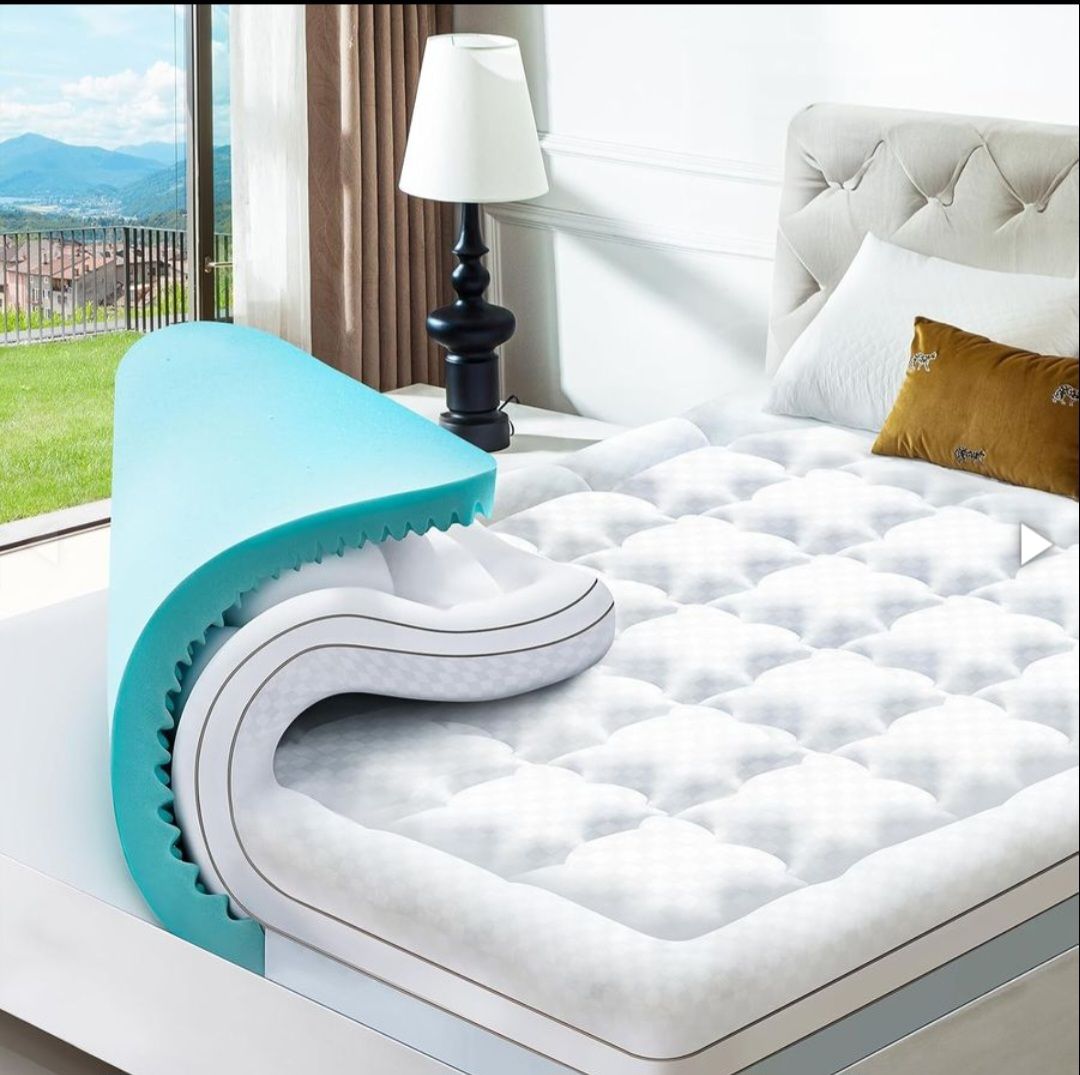 NEW Choc Chick 3.5" Memory Foam Mattress Topper Twin Size